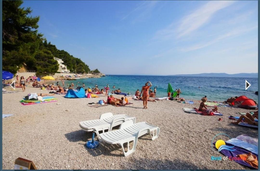 Apartmani Mares - 20 M From The Beach Brela Luaran gambar
